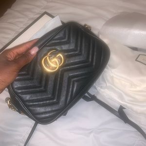 GG Gucci Mormont small matelassé shoulder bag